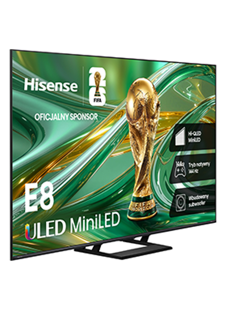 Zdjęcie Hisense 55E8S 55" QD-Mini LED 4K VIDAA Dolby Vision Atmos