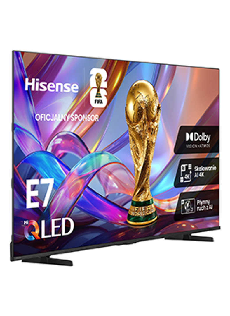 Zdjęcie Hisense 55E7S 55" QLED 4K VIDAA Dolby Vision Atmos HDMI 2.1