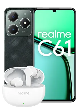 realme C61 6/128GB + Buds T100