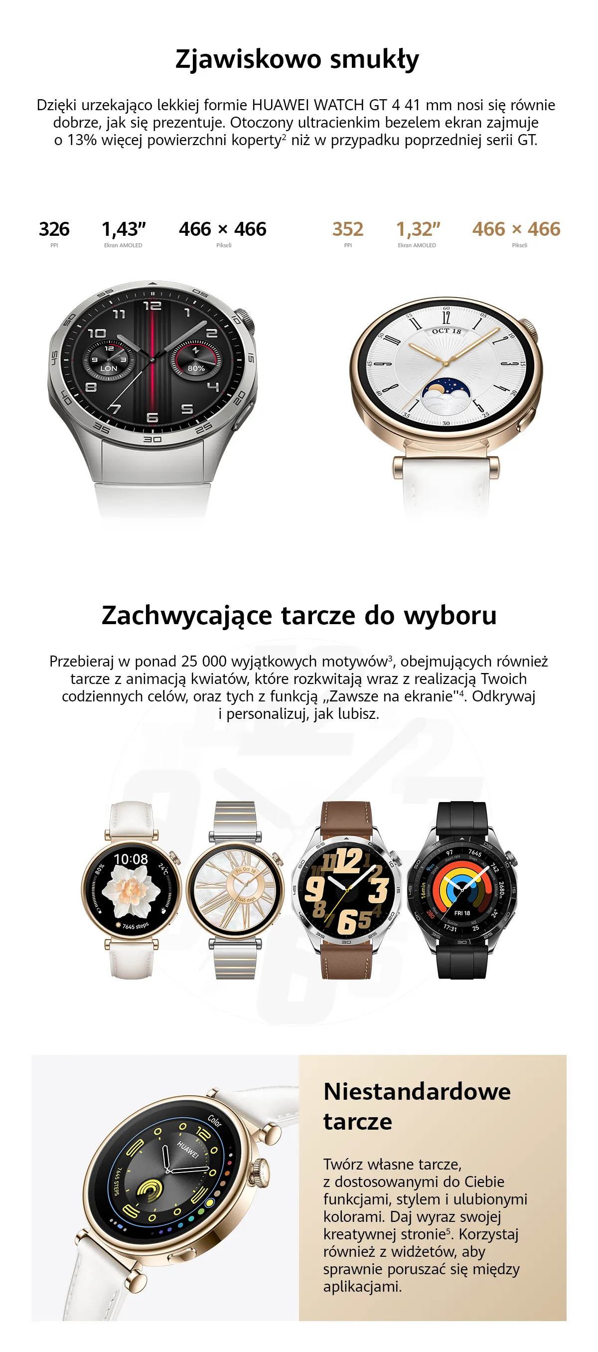 Urz dzenie Huawei Watch GT4 41mm Classic We nowy numer w Plushu