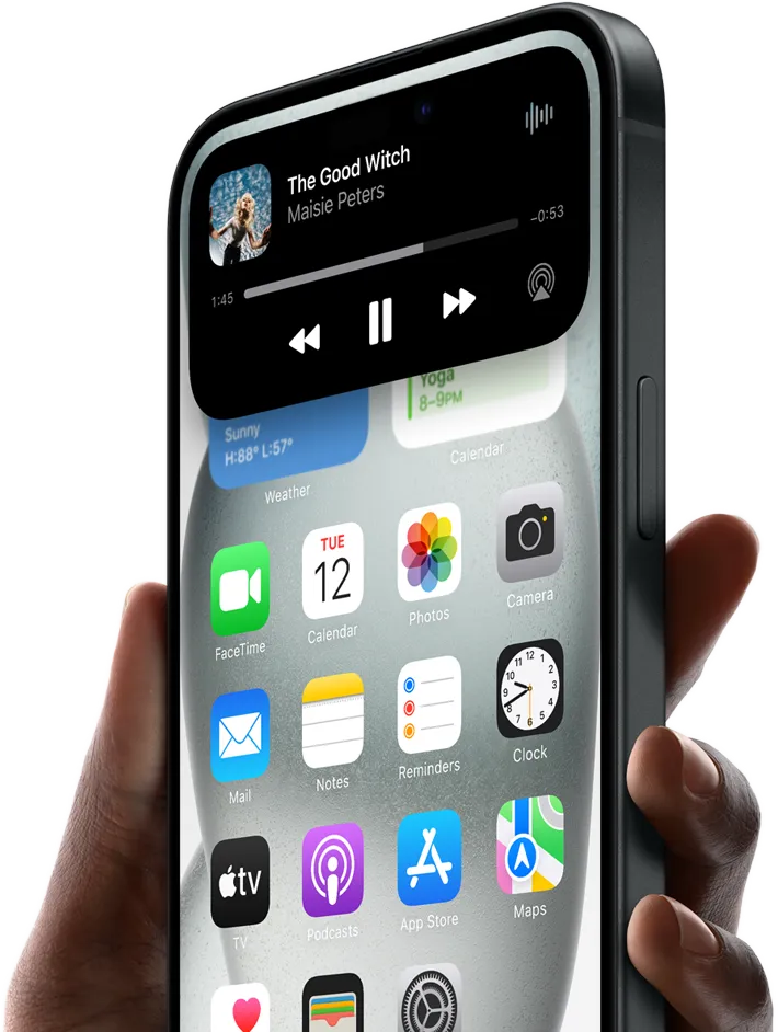 Dłoń trzymająca telefon