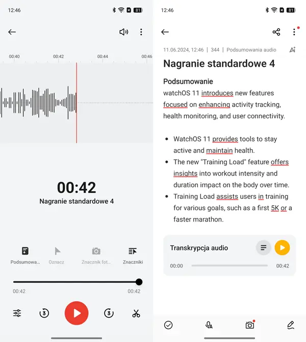 Seria OPPO Reno12 - Podsumowanie nagrania