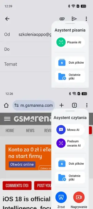 Seria OPPO Reno12 - AI Toolbox