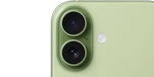 iPhone 17, tył urządzenia, system aparatów Fusion w lewym górnym rogu