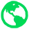 ikonka - zielony symbol ziemi