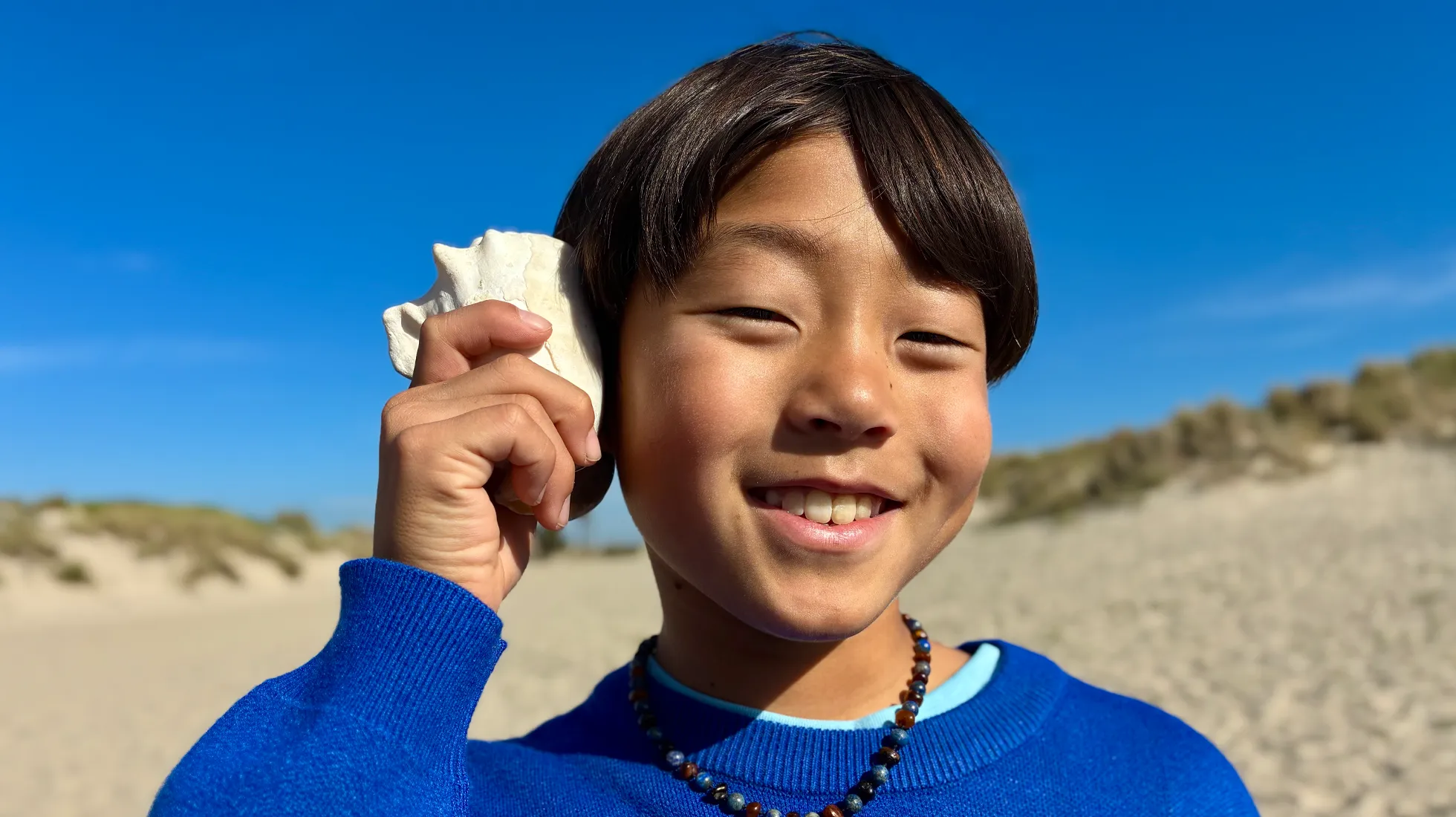 Zdjęcie wykonane aparatem Fusion 48 MP, zaprezentowana funkcja udoskonalonych portretów, w kadrze twarz osoby