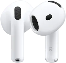 Słuchawki AirPods 5, widok z przodu i z tyłu prezentujący konstrukcję