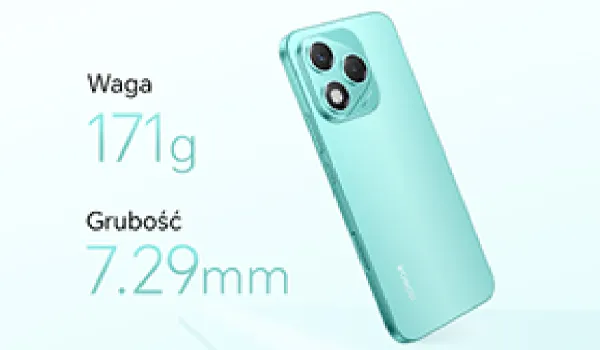 Smartfon w kolorze zielonym