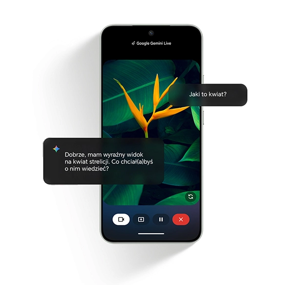 Smartfon HONOR Magic 8 Lite z widocznym asystentem AI na ekranie
