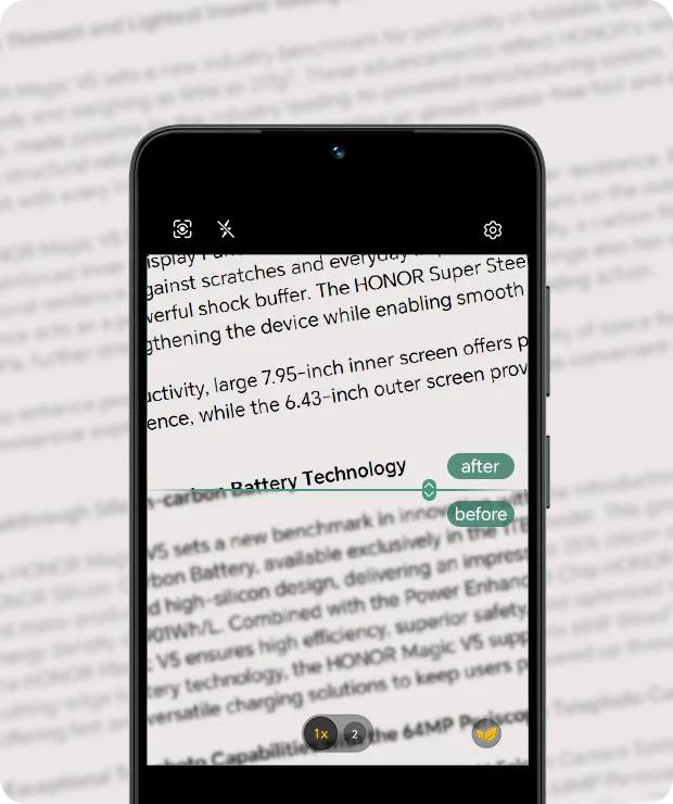 Ekran smartfona z tekstem na ekranie