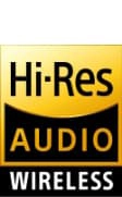 Logo certyfikatu Hi-Res Audio Wireless