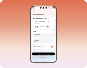 Ekran smartfona wyświetla komunikaty tekstowe