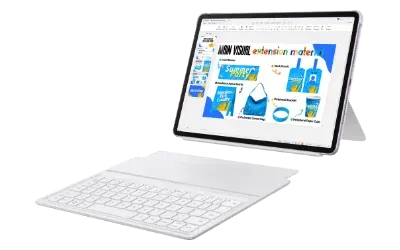 Klawiatura leżąca obok tabletu