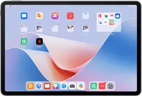 Ekran główny tabletu z zainstalowanymi aplikacjami