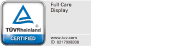 Logo certyfikatu TÜV Rheinland Full Care Display 5.0