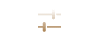 Symbol dwóch poziomych linii z suwakami do regulacji