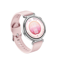Na rozowym pasku zegarek Huawei Watch GT 7