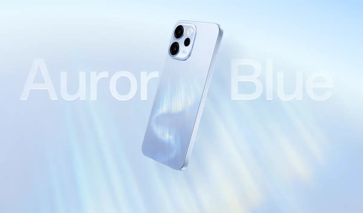 Smarton OPPO Reno15 F 5G w kolorze niebieskim