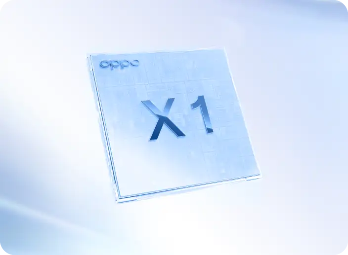 Chip X1 na błękitnym tle