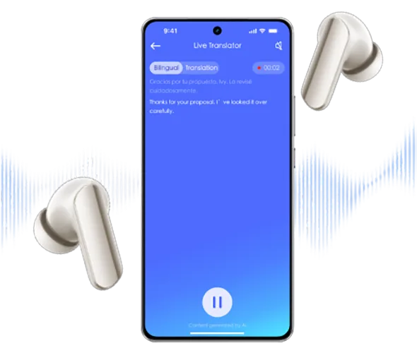Telefon realme ze słuchawkami