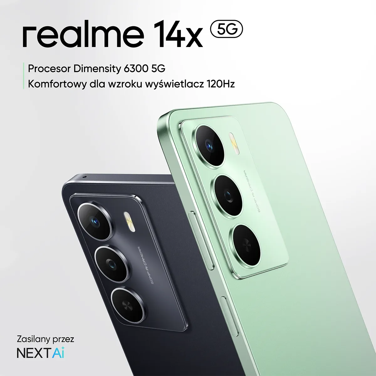 スマートフォン本体 Realme 14X 5G 6GB/128GB Shadow Black Realme 14x 5G 6GB/128GB Czarny - kup - Gomibo.pl
