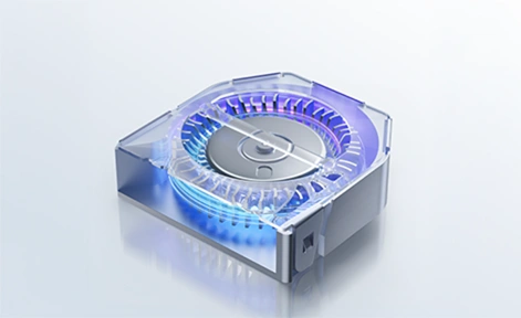 Turbowentylator 20000 RPM z podświetleniem RGB dla cichego chłodzenia
