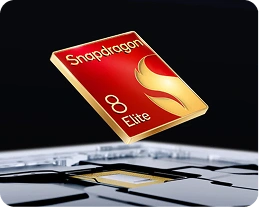Procesora Snapdragon 8 Elite z symbolem ognistego płomienia