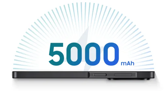 Na zdjęciu Galaxy A27 5G. Nad urządzeniem widnieje napis „5000 mAh”, który zapewnia całodzienną produktywność i rozrywkę. Na zdjęciu Galaxy A27 5G. Nad urządzeniem widnieje napis „5000 mAh”, który zapewnia całodzienną produktywność i rozrywkę.