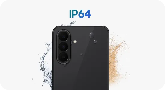Smartfon z certyfikatem IP64 – odporność na wodę i kurz, krople wody i pył. Smartfon z certyfikatem IP64 – odporność na wodę i kurz, krople wody i pył.