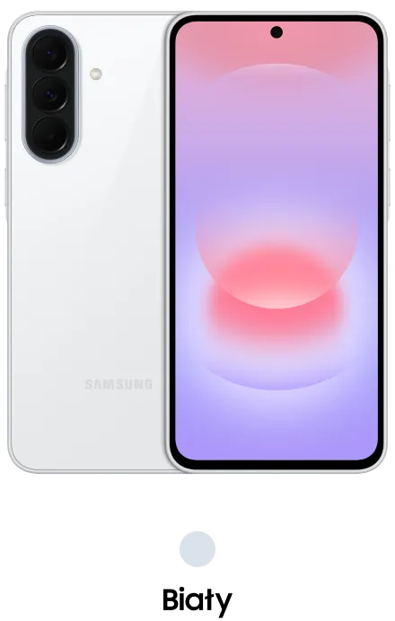 Packshot Galaxy A37 w kolorze białym Packshot Galaxy A37 w kolorze białym
