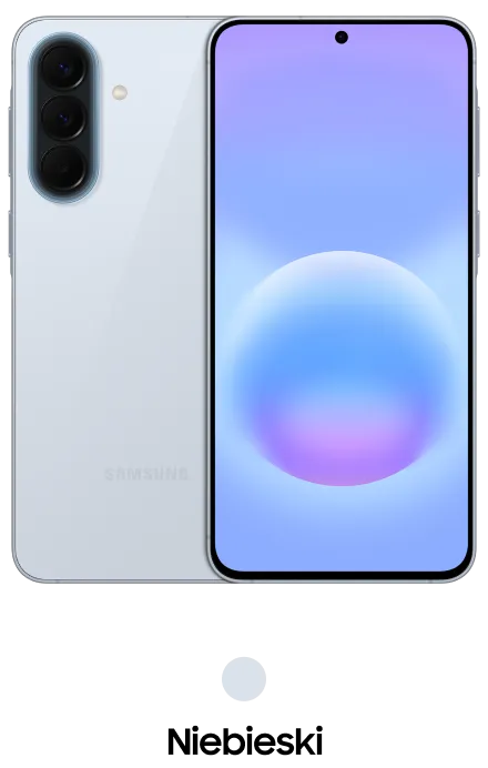 Galaxy A57 w kolorze niebieskim