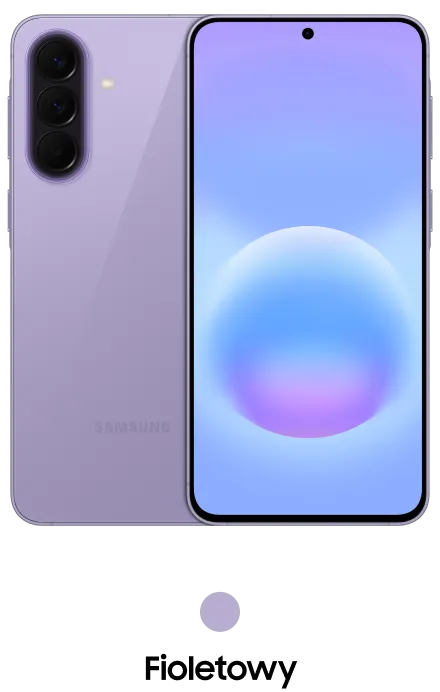 Galaxy A57 w kolorze fioletowym