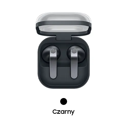 Packshot czarnych słuchawek GalaxyBuds 4