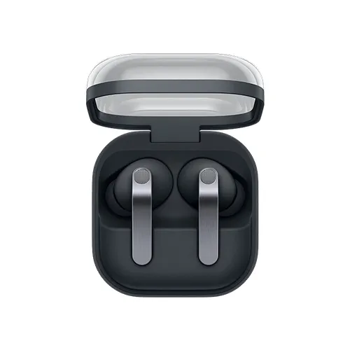 Packshot otwartego pudełka Galaxy Buds4 Pro