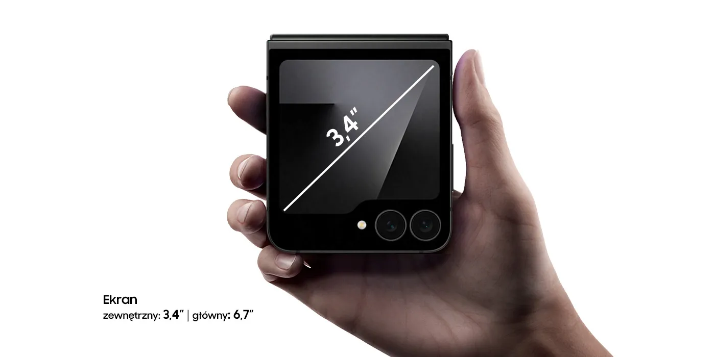 Galaxy Z Flip7 FE w kolorze czarnym