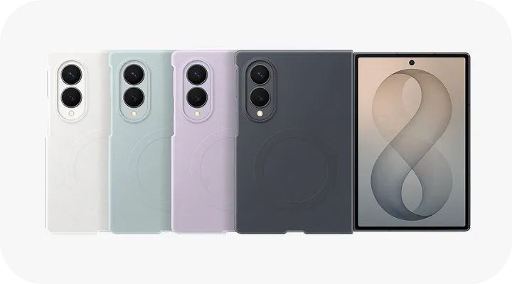 Etui do Galaxy Z Fold8 w kolorze czarnym, białym, fioletowym i zielonym