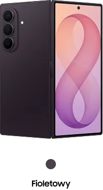Packshot Galaxy Z Fold8 Ultra w kolorze fioletowym Packshot Galaxy Z Fold8 Ultra w kolorze fioletowym