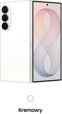 Packshot Galaxy Z Fold8 Ultra w kolorze kremowym Packshot Galaxy Z Fold8 Ultra w kolorze kremowym