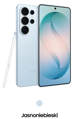 Packshot Galaxy S26 Ultra w kolorze jasnoniebieskim
