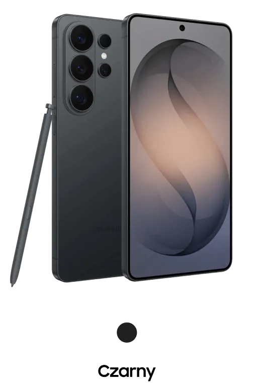 Packshot Galaxy S26 Ultra w kolorze czarnym