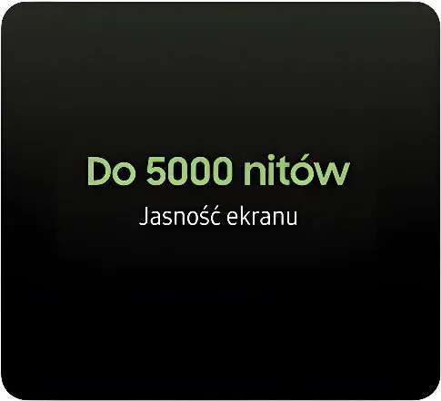 Do 5000 nitów – Jasność ekranu