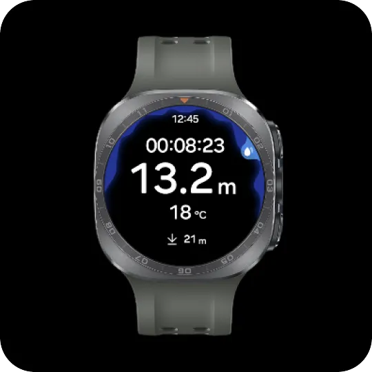 Galaxy Watch Ultra2 – Wskaźniki nurkowania w czasie rzeczywistym