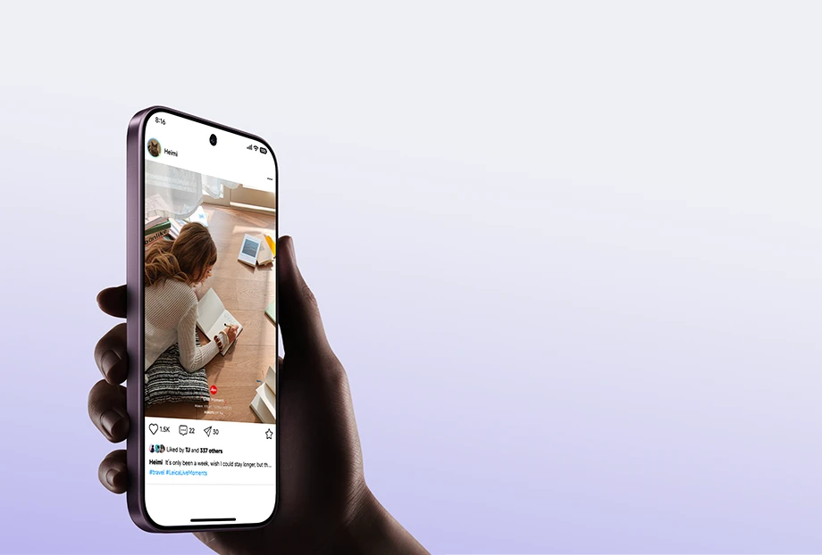Ekran smartfona Xiaomi z otwartym edytorem wideo i opcjami miksowania dźwięku
