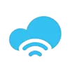 Symbol graficzny chmury i WiFi