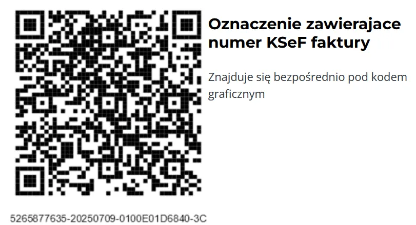 Kod QR na fakturze KSeF