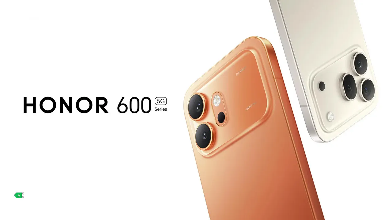 Dwa telefony HONOR, obok napis: HONOR 600 Series