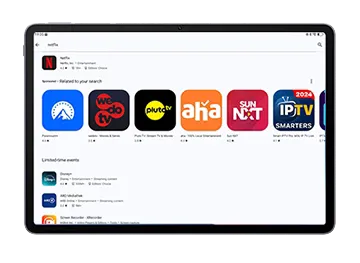 Sklep Google Play otwarty w GBox z listą aplikacji