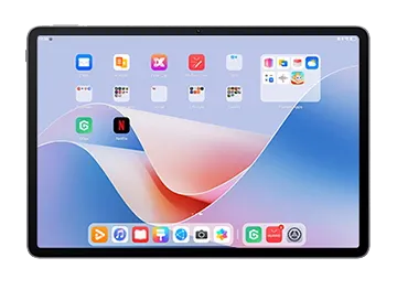 Ekran główny tabletu z zainstalowanymi aplikacjami