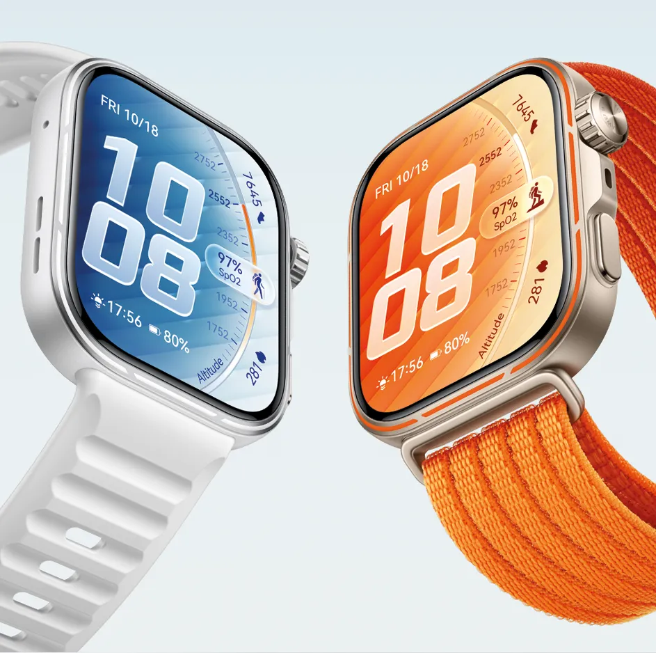 Huawei Watch Fit 5 Pro z jasnym ekranem