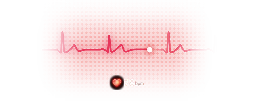 Wizualizacja pomiaru EKG z zapisem tętna 78 bpm na smartwatchu HUAWEI Watch GT 6 Pro.